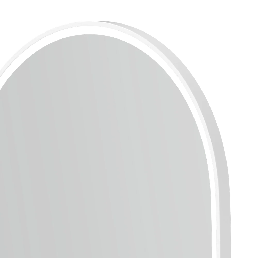 Otti LED Noosa 900mm White Metal Frame Mirror Install Horizontal or Vertical - Image 7
