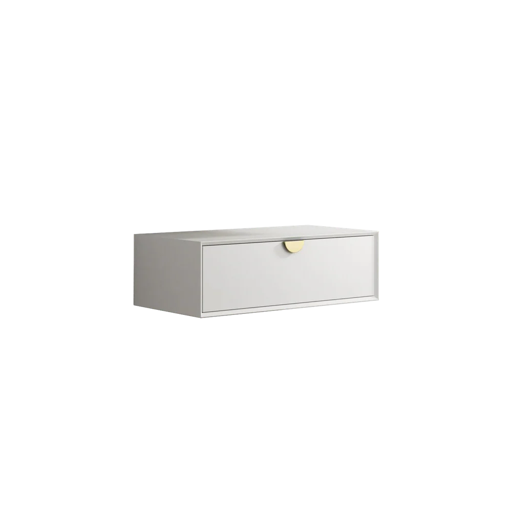 Otti Moonlight 900mm White Wall Hung Cabinet (Cabinet Only) - Image 3