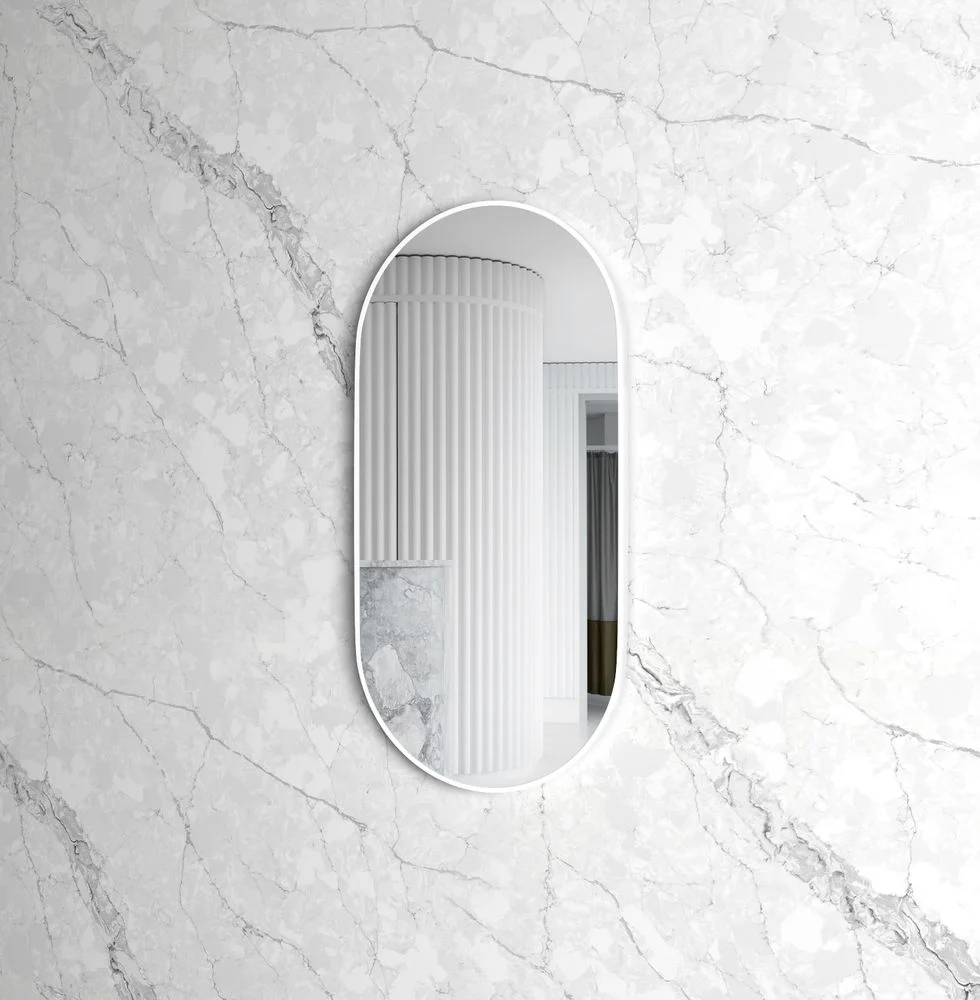 Otti Noosa 900mm White Metal Frame Mirror - Image 2