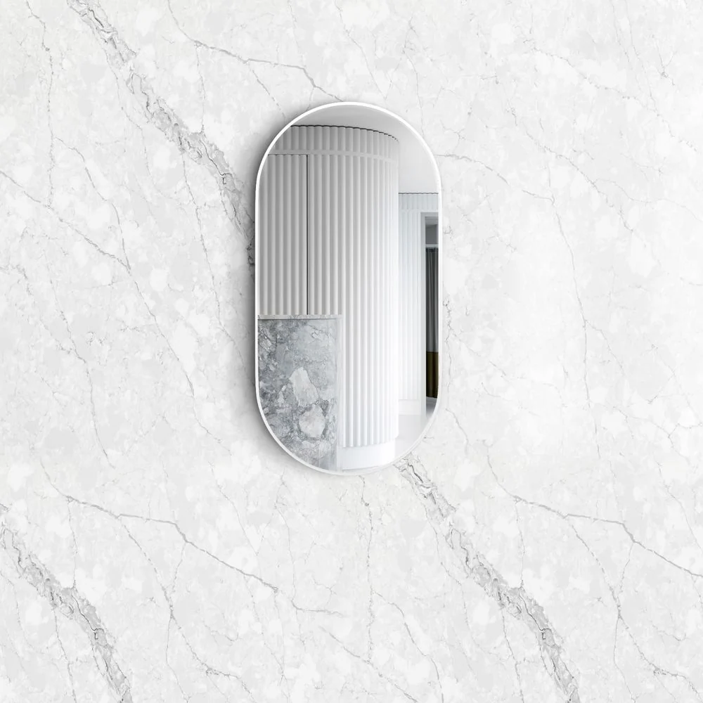 Otti Noosa 900mm White Metal Frame Mirror - Image 3
