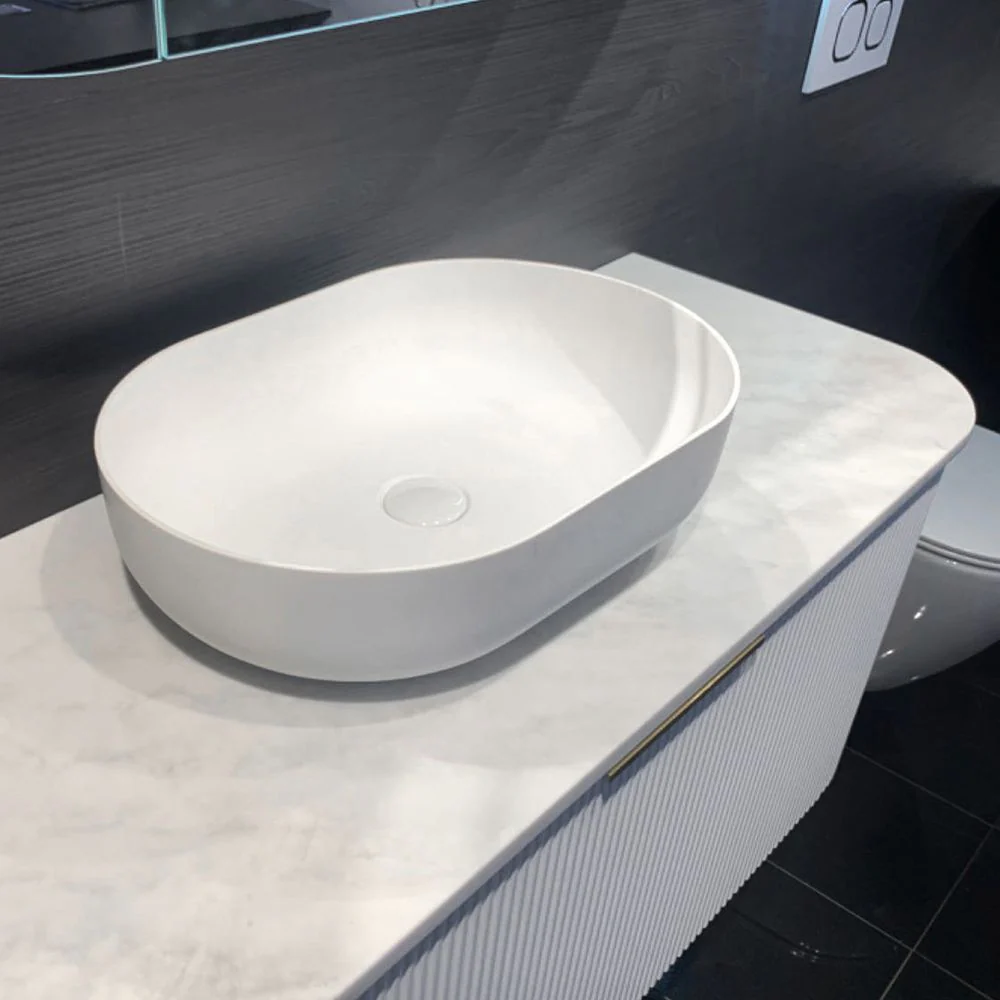 Otti Portofino 500x345mm Basin Matte White - Image 4