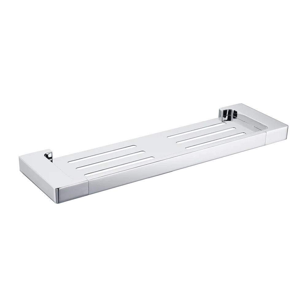 Nero Pearl Metal Shower Shelf Chrome
