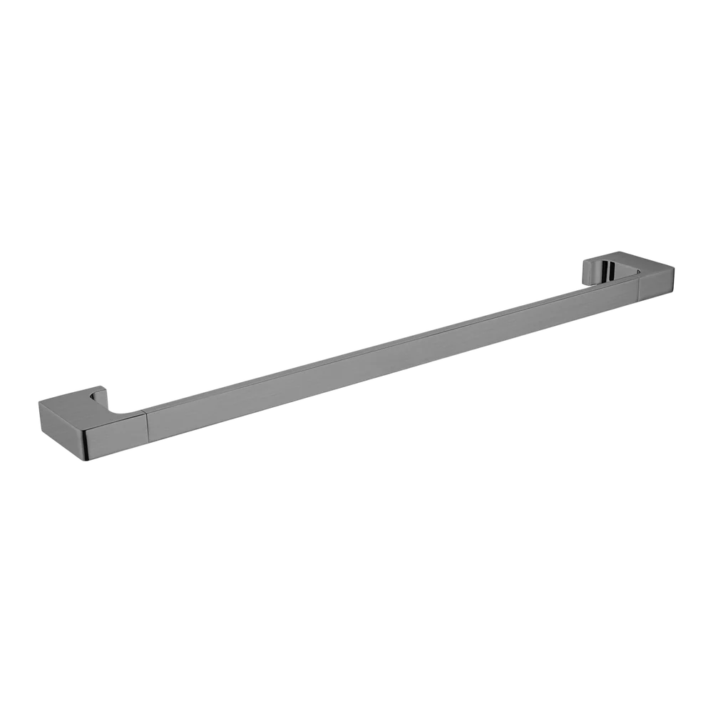 Nero Pearl Single Towel Rail 600mm Gunmetal - Image 3