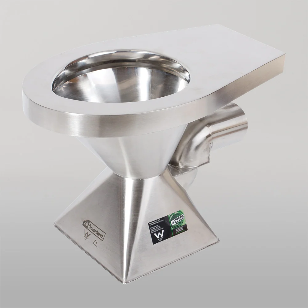 3monkeez Pedestal Toilet Pan P Trap - Image 2