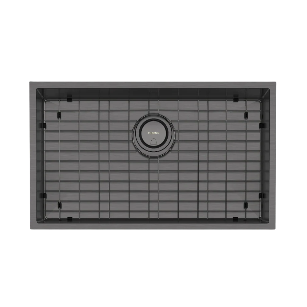 Phoenix 4000 Series Extra Large Single Bowl Sink 700mm Brushed Carbon