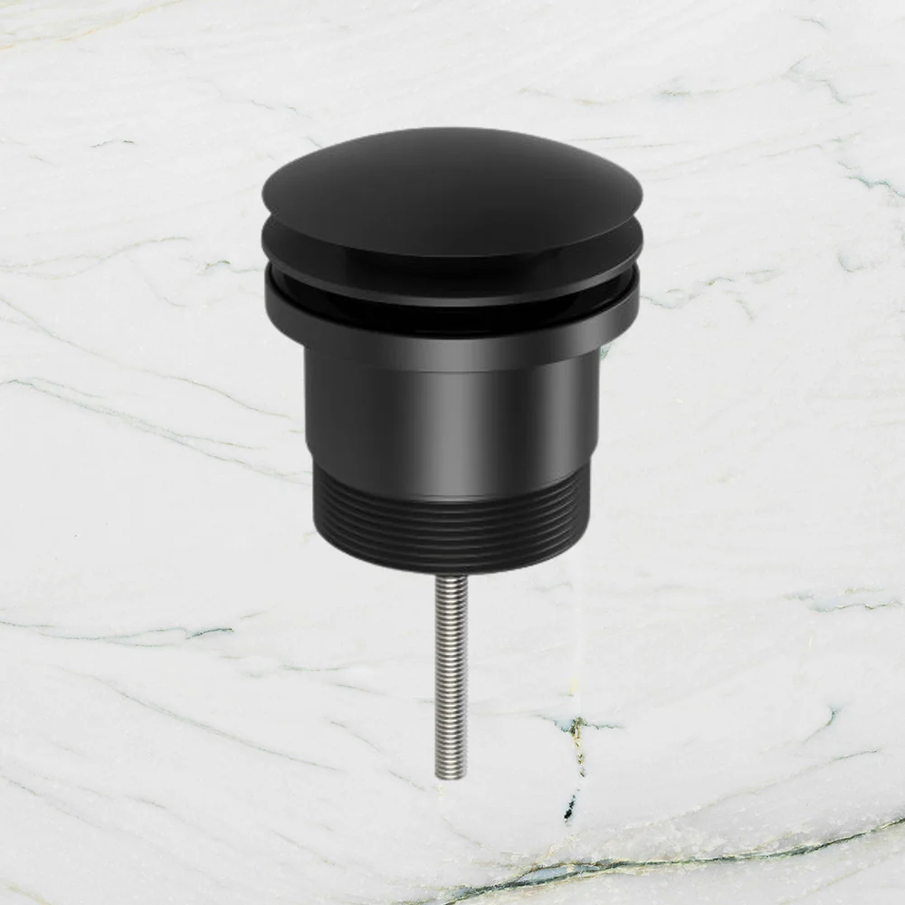 Phoenix 40mm Dome Pop Up Universal Waste Matte Black - Image 2