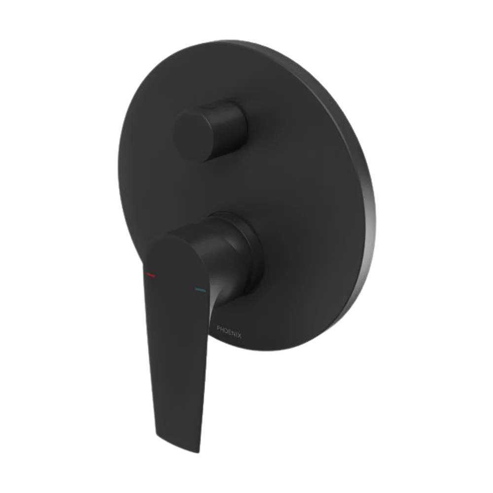 Phoenix Arlo Shower / Bath Diverter Mixer (Trim Kit Only) Matte Black - Image 3