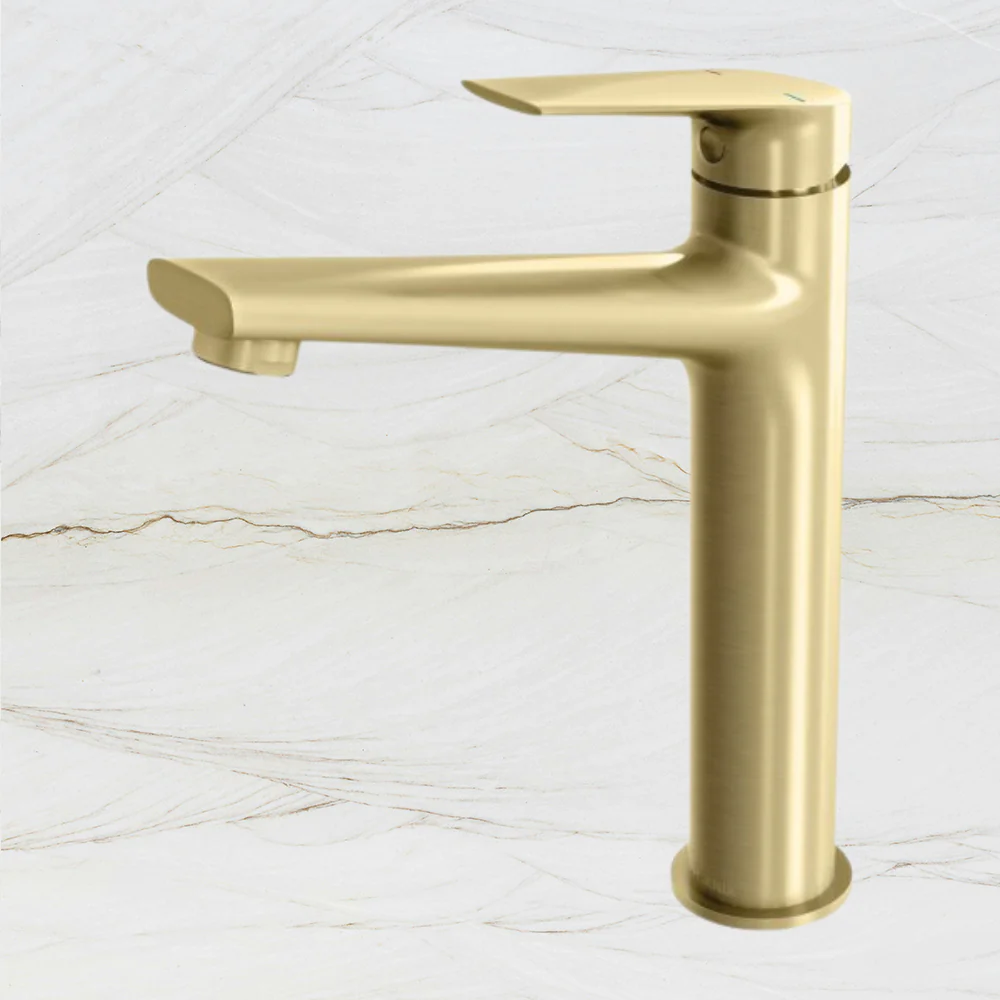 Phoenix Arlo Vessel Mixer Brushed Gold - Image 2