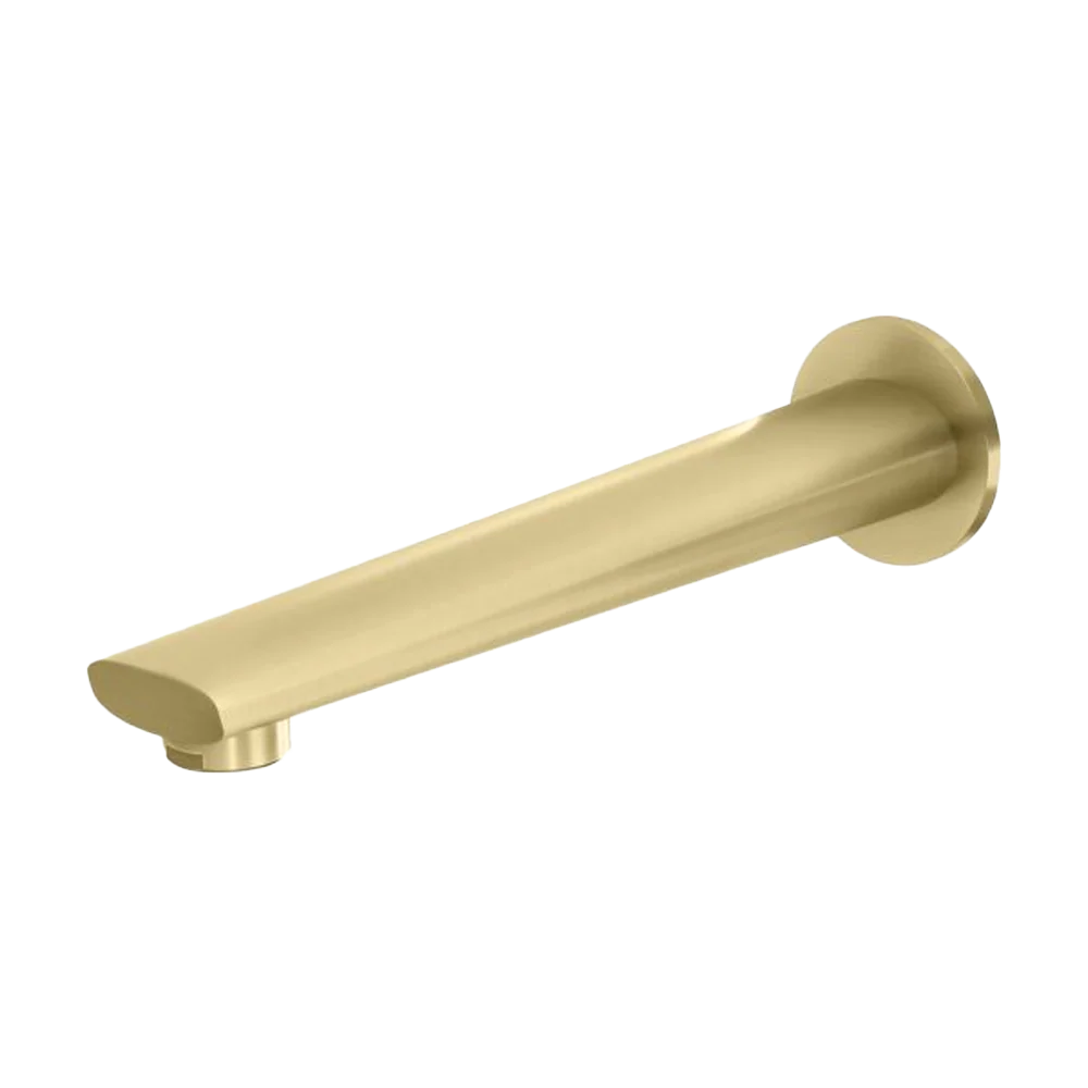 Phoenix Arlo Wall Bath Outlet 200mm Brushed Gold
