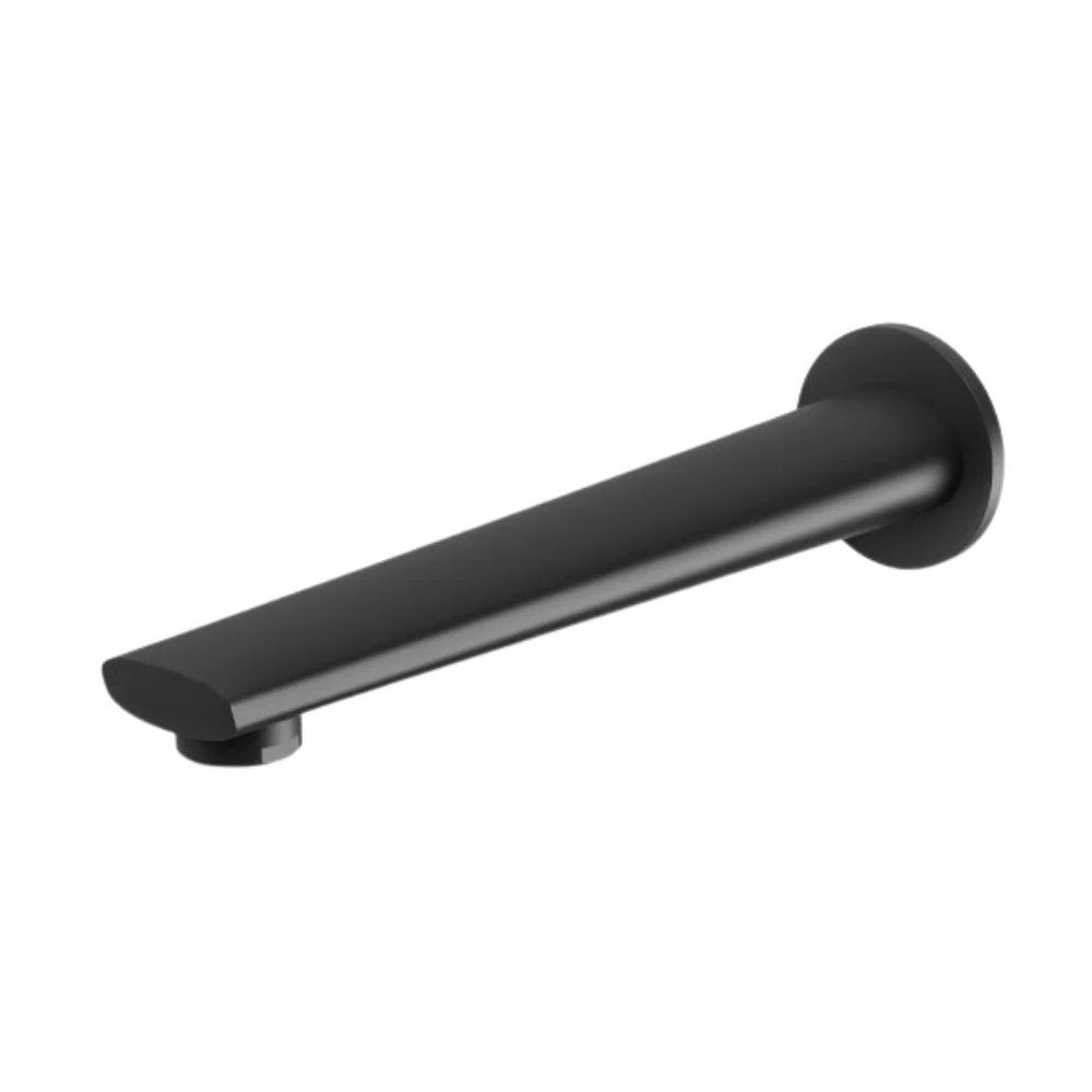 Phoenix Arlo Wall Bath Outlet 200mm Matte Black