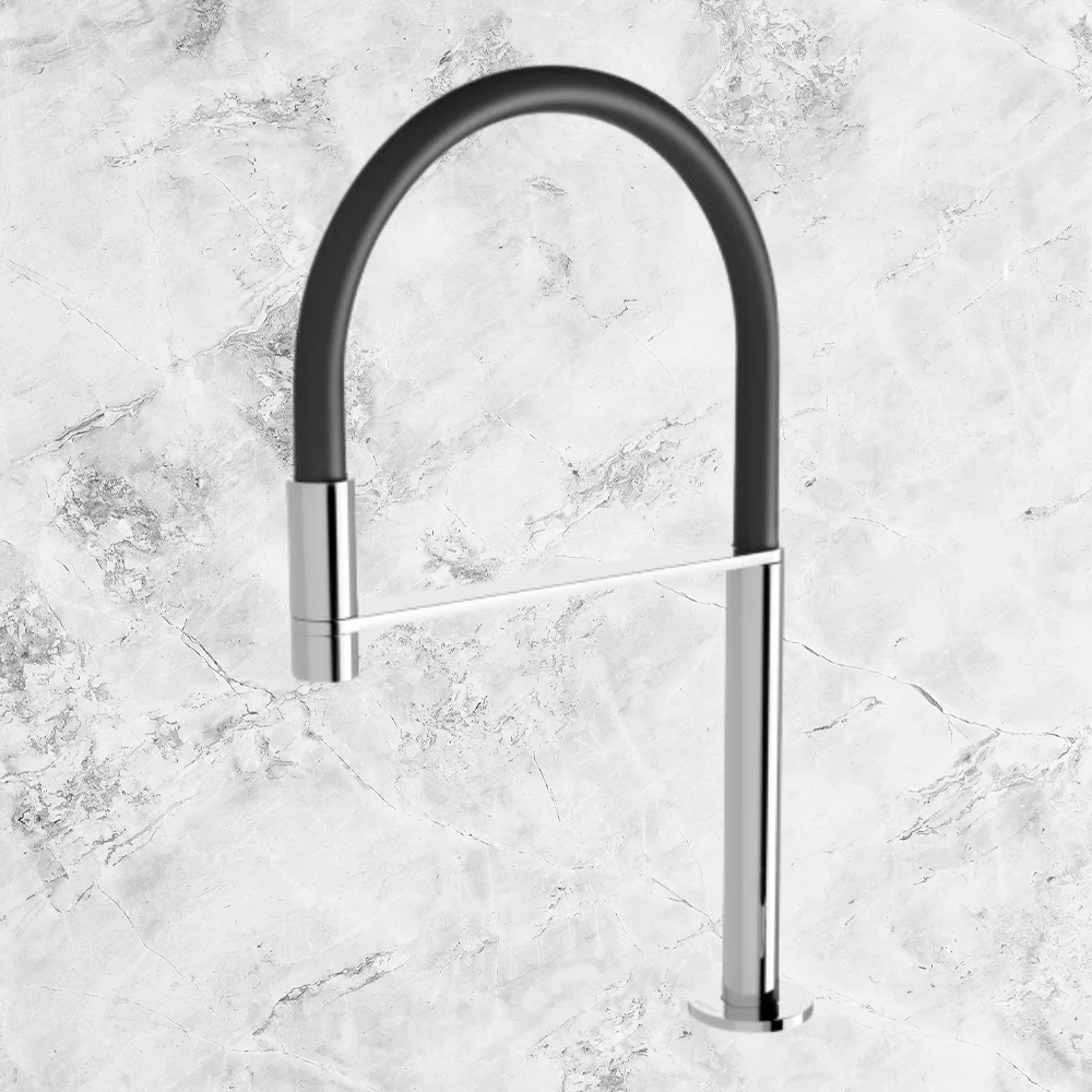 Phoenix Axia Hob Sink Outlet Flexible Hose 230mm Chrome - Image 2