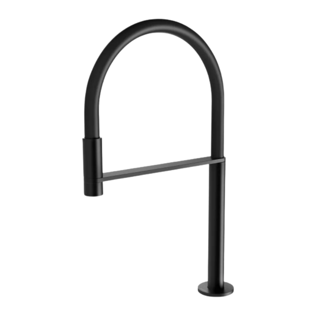Phoenix Axia Hob Sink Outlet Flexible Hose 230mm Matte Black - Image 3