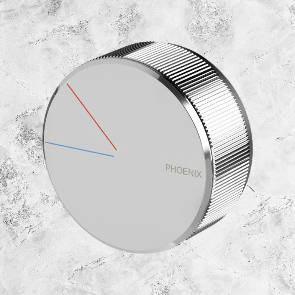 Phoenix Axia Shower / Wall Mixer Chrome - Image 2
