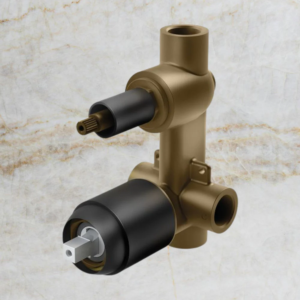 Phoenix Builders Shower / Bath Diverter Mixer (Body Only) Matte Black - Image 2