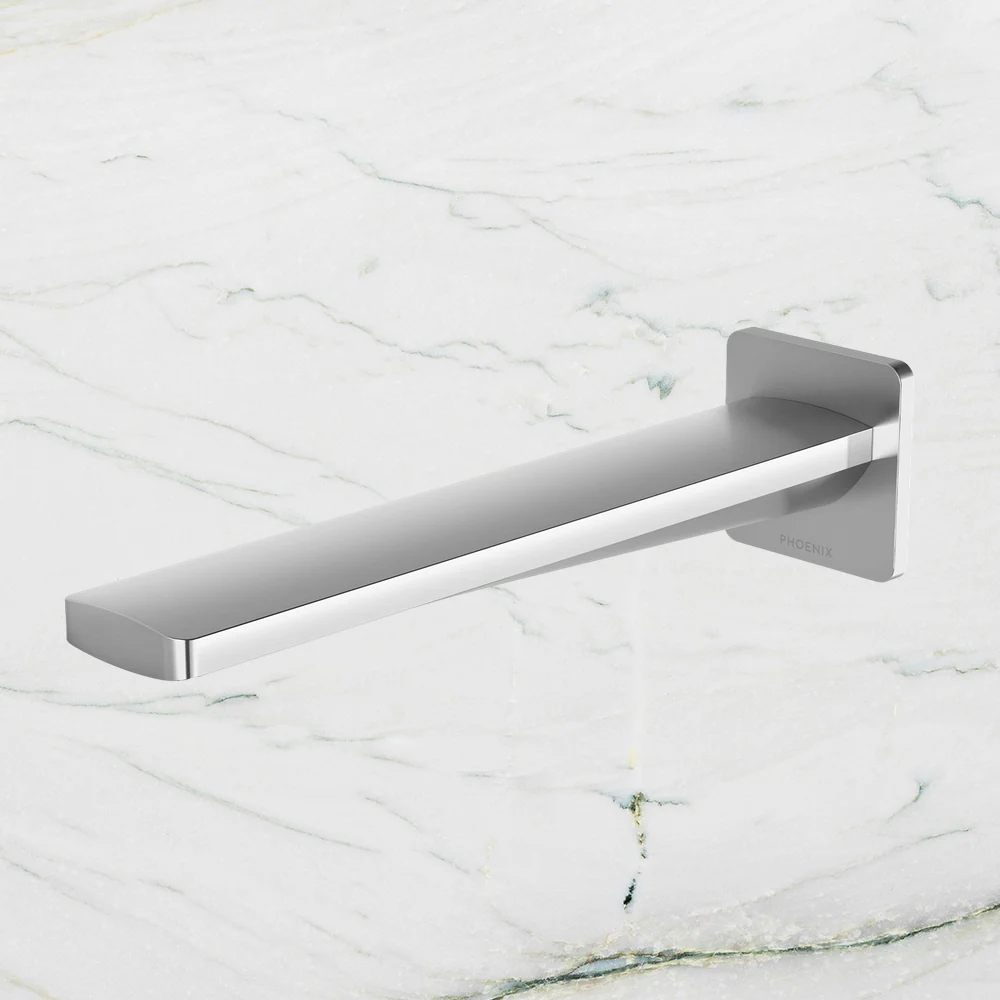 Phoenix Enviro316 Wall Basin / Bath Outlet 200mm Stainless Steel Lead Free - Image 2