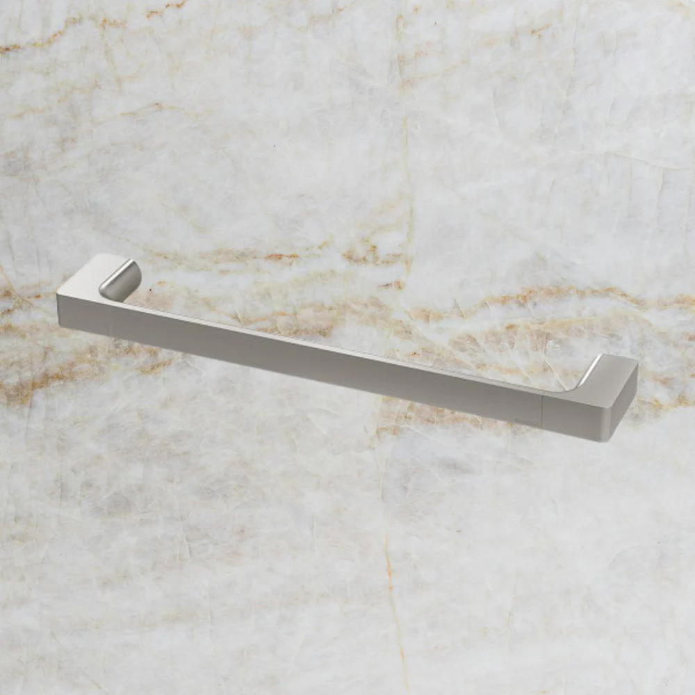 Phoenix Gloss Hand Towel Rail Brushed Nickel - Image 2