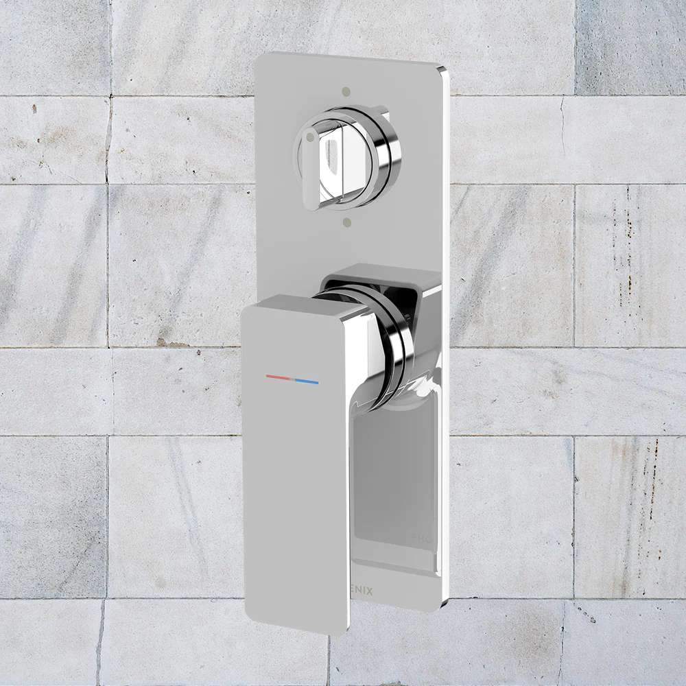 Phoenix Gloss MKII SwitchMix Shower/Bath Diverter Mixer (Fit-Off Kit) Chrome - Image 2