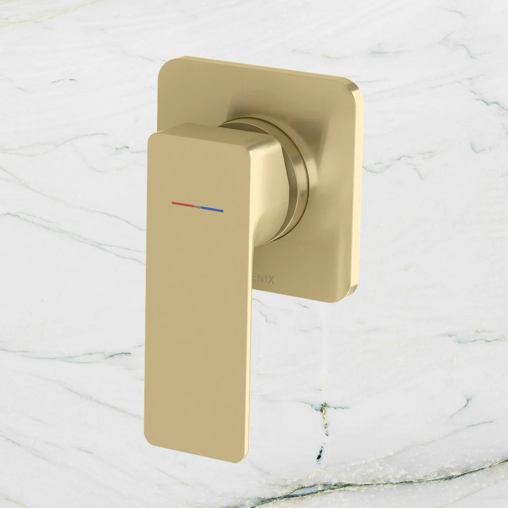 Phoenix Gloss MKII SwitchMix Shower/Wall Mixer (Fit-Off Kit) Brushed Gold Lead Free - Image 2