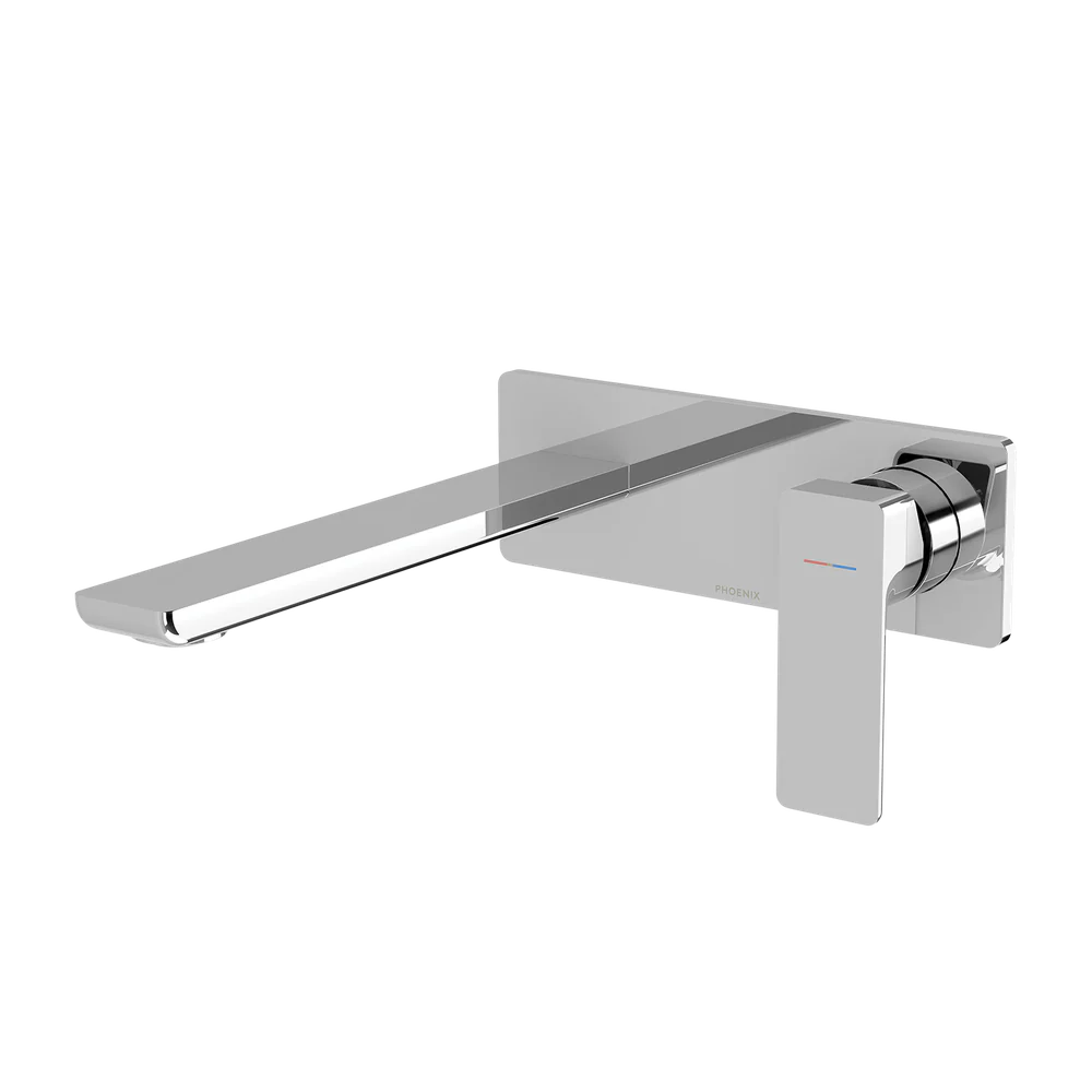 Phoenix Gloss MKII SwitchMix Wall Basin/Bath Mixer Set 200mm (Fit-Off Kit) Chrome Lead Free - Image 3