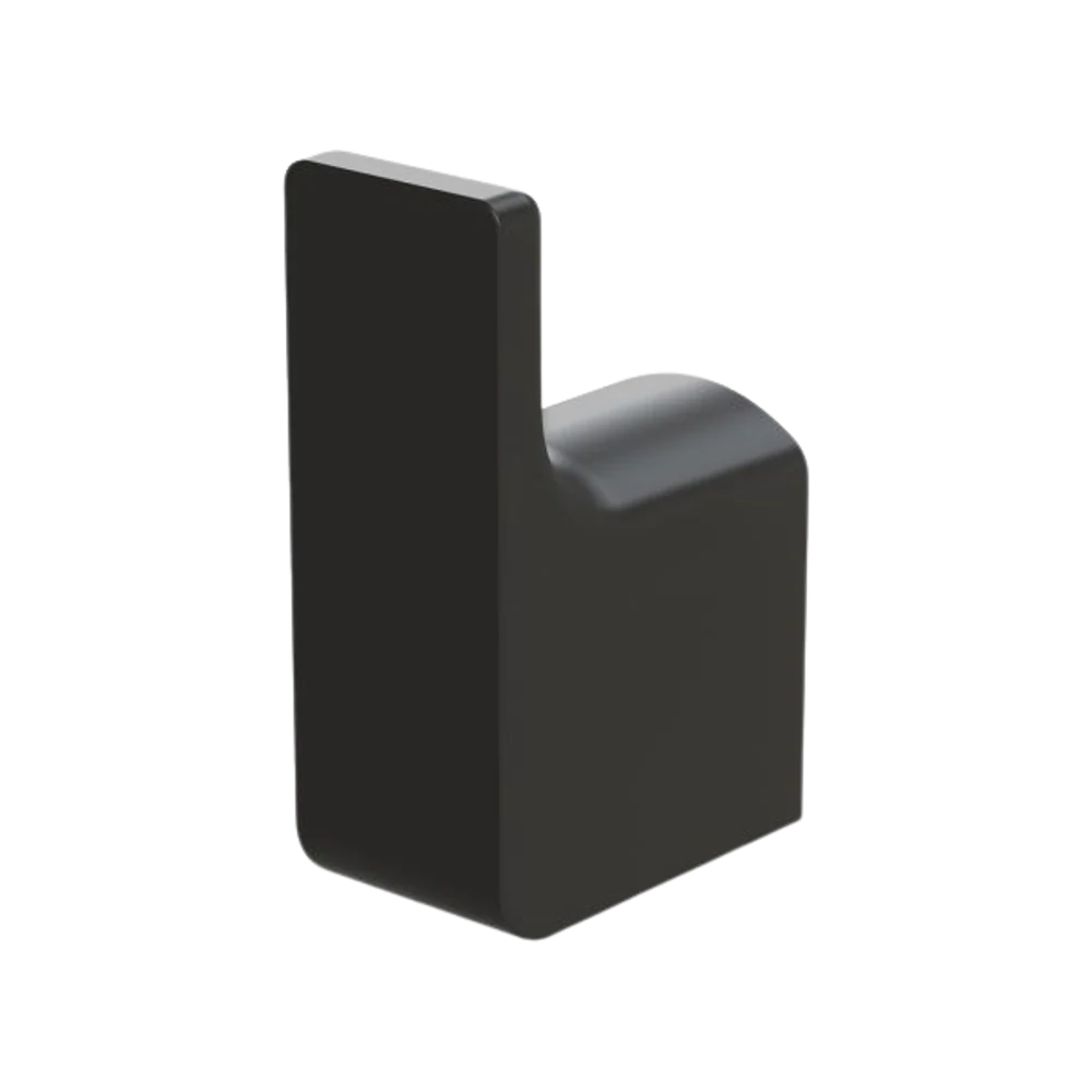 Phoenix Gloss Robe Hook Matte Black - Image 3