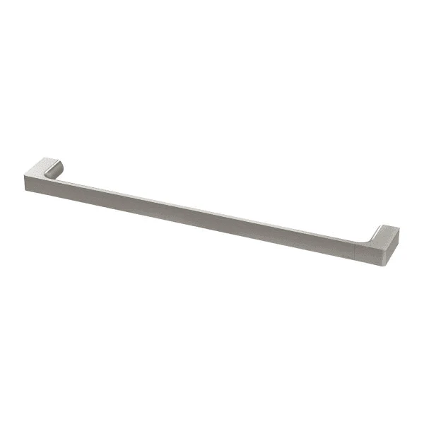 Phoenix Gloss Single Towel Rail 600mm Brushed Nickel