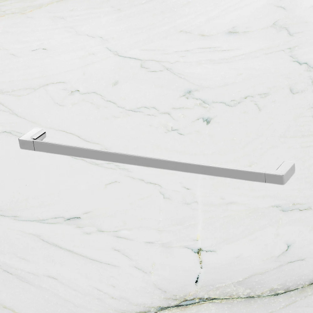 Phoenix Gloss Single Towel Rail 600mm Chrome - Image 2