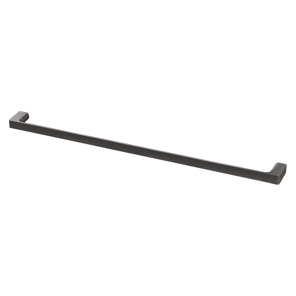 Phoenix Gloss Single Towel Rail 800mm Brushed Carbon - Image 3