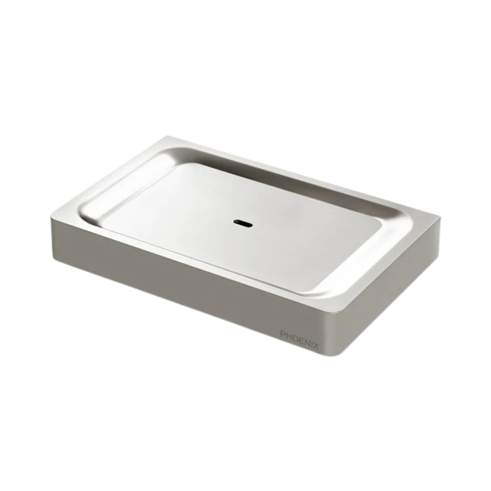Phoenix Gloss Soap Dish Brushed Nickel - Image 3