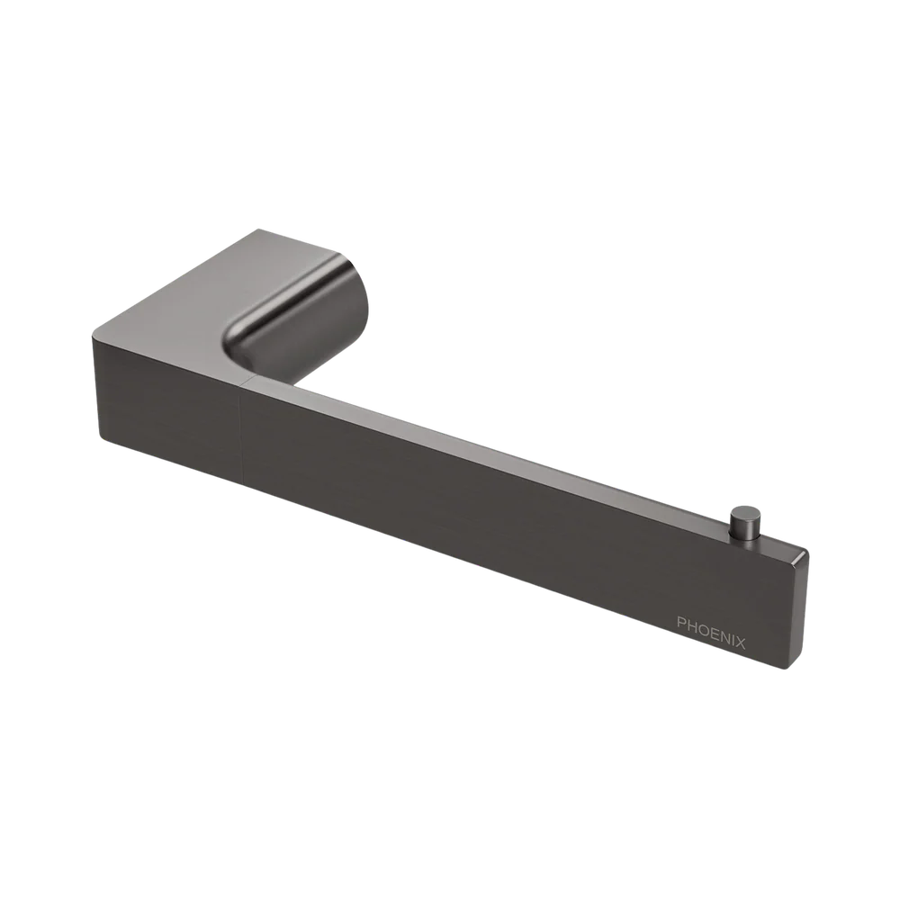 Phoenix Gloss Toilet Roll Holder Brushed Carbon - Image 3