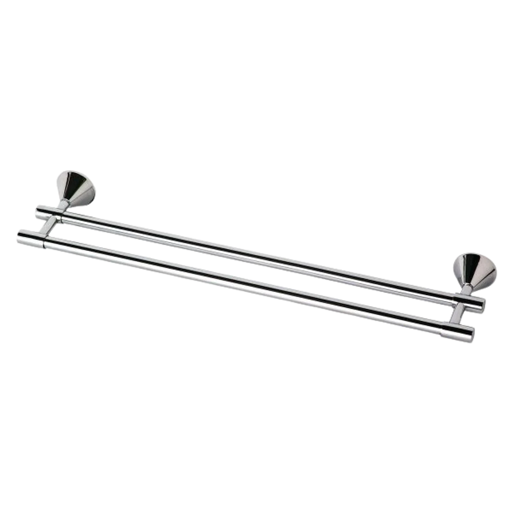 Phoenix Ivy Double Towel Rail 760mm Chrome - Image 3
