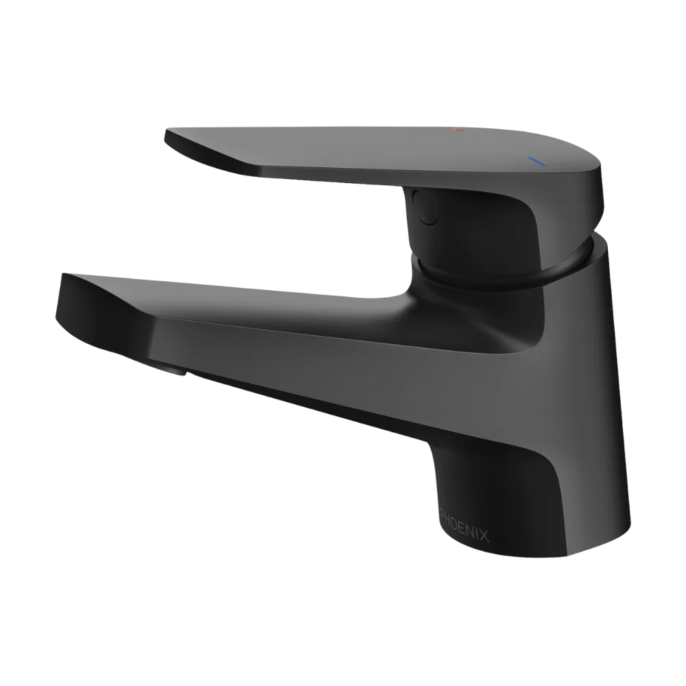 Phoenix Ivy MKII Fixed Basin Mixer Lead Free 6 Star Matte Black