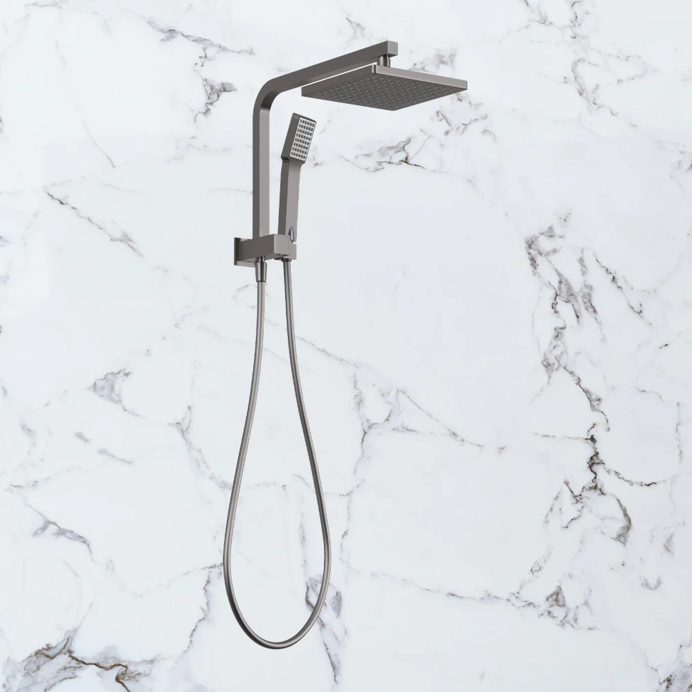 Phoenix Lexi Compact Twin Shower Brushed Carbon - Image 2