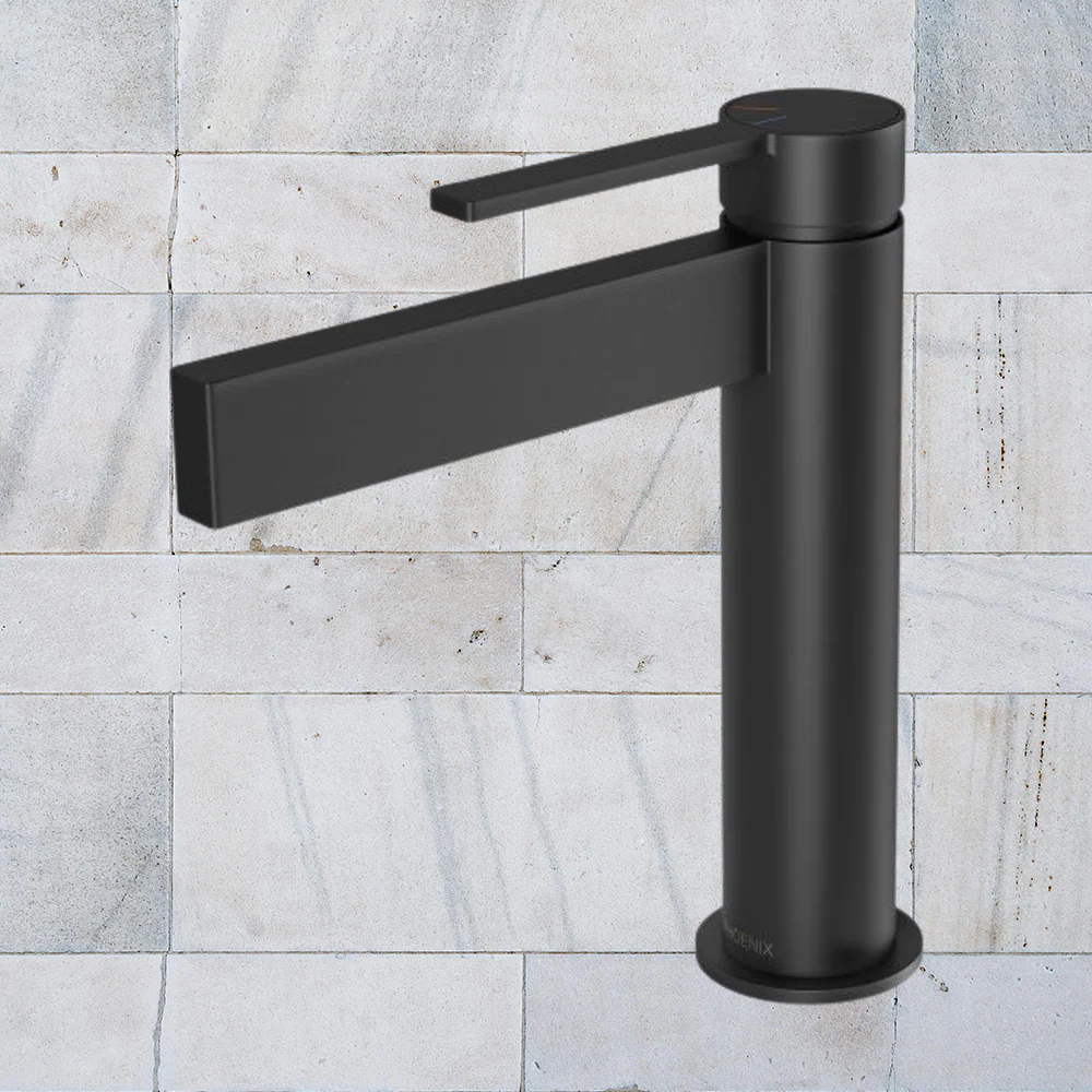 Phoenix Lexi MKII Basin Mixer Matte Black - Image 2