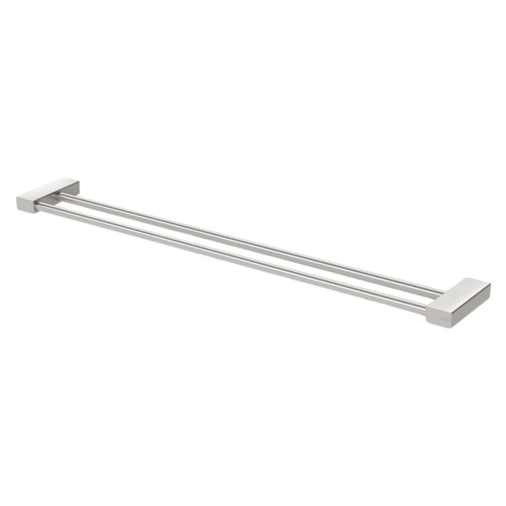 Phoenix Lexi MKII Double Towel Rail 800mm Brushed Nickel - Image 3