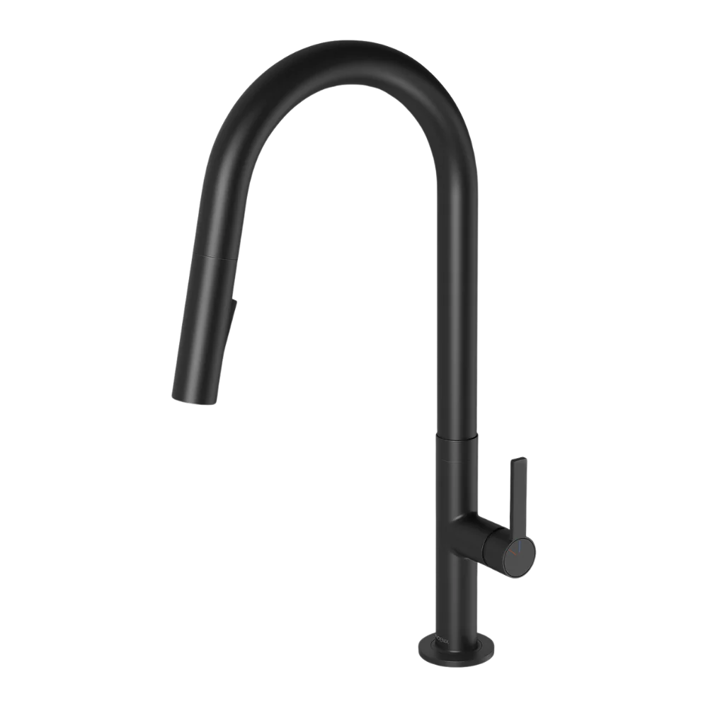 Phoenix Lexi MKII Matte Black Pull Out Sink Mixer Lead Free - Image 3