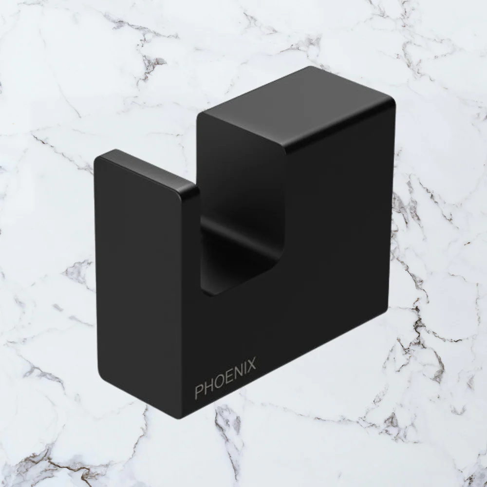Phoenix Lexi MKII Robe Hook Matte Black - Image 2
