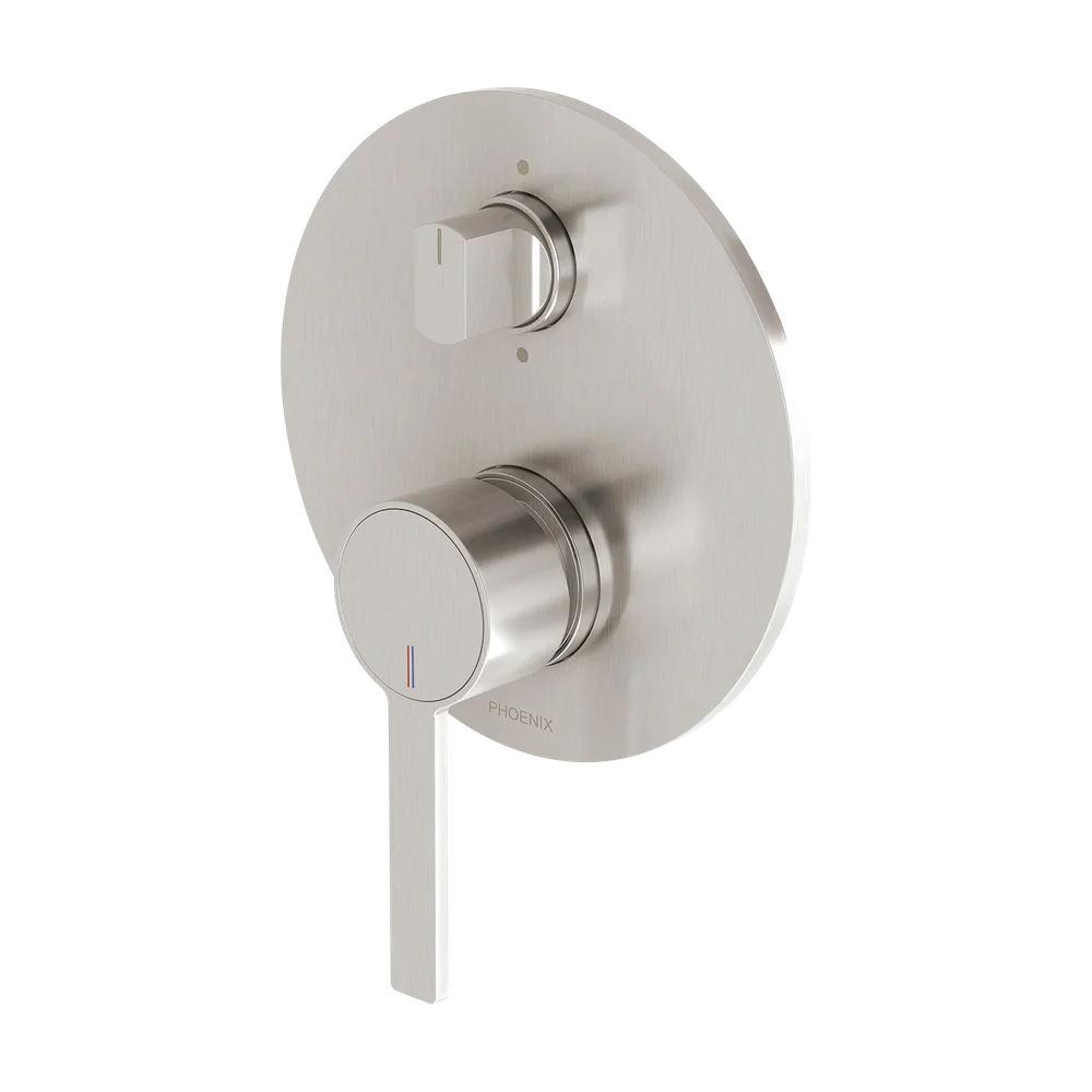 Phoenix Lexi MKII SwitchMix Shower/Bath Diverter Mixer (Fit-Off Kit) Brushed Nickel - Image 3