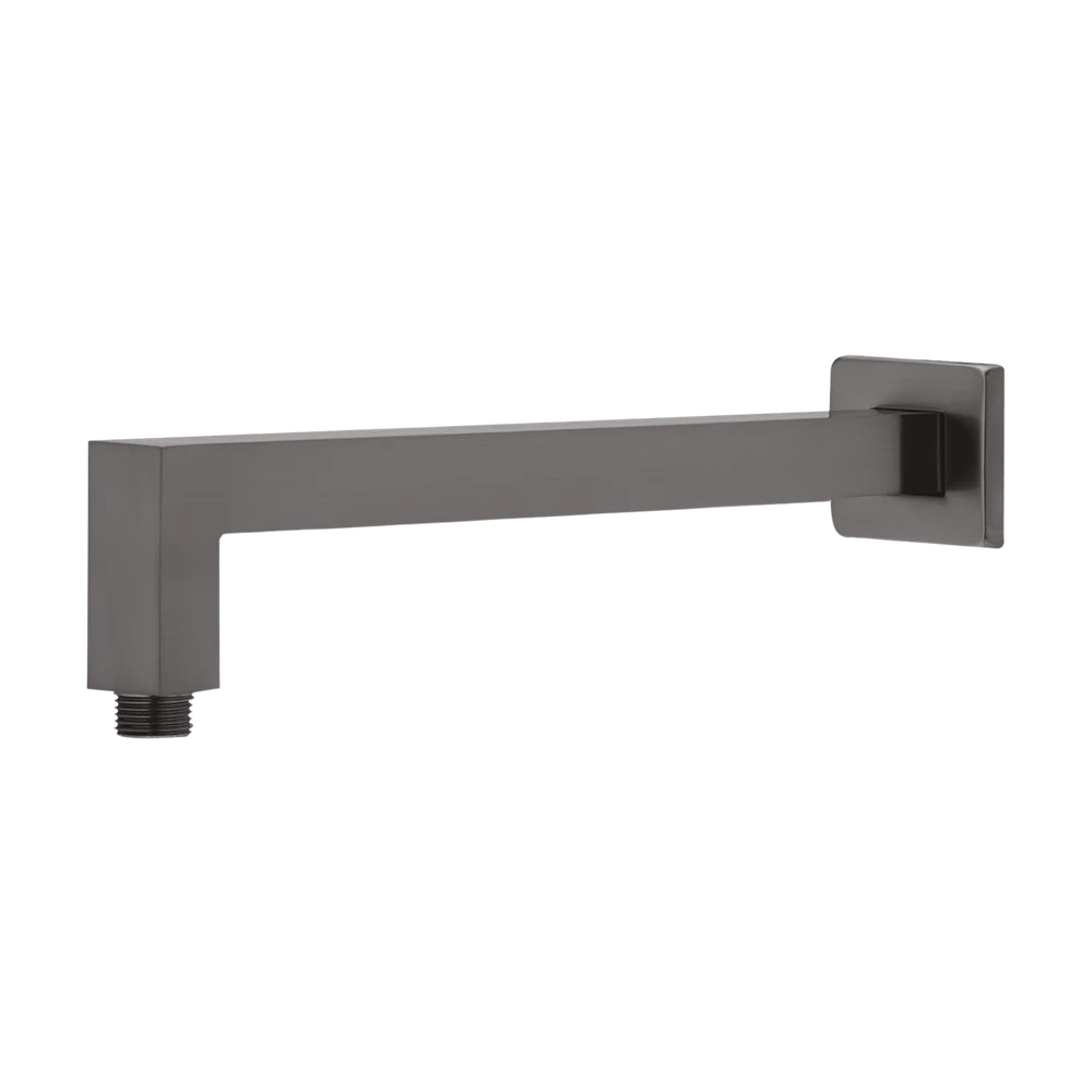 Phoenix Lexi Shower Arm 400mm Square Brushed Carbon - Image 3