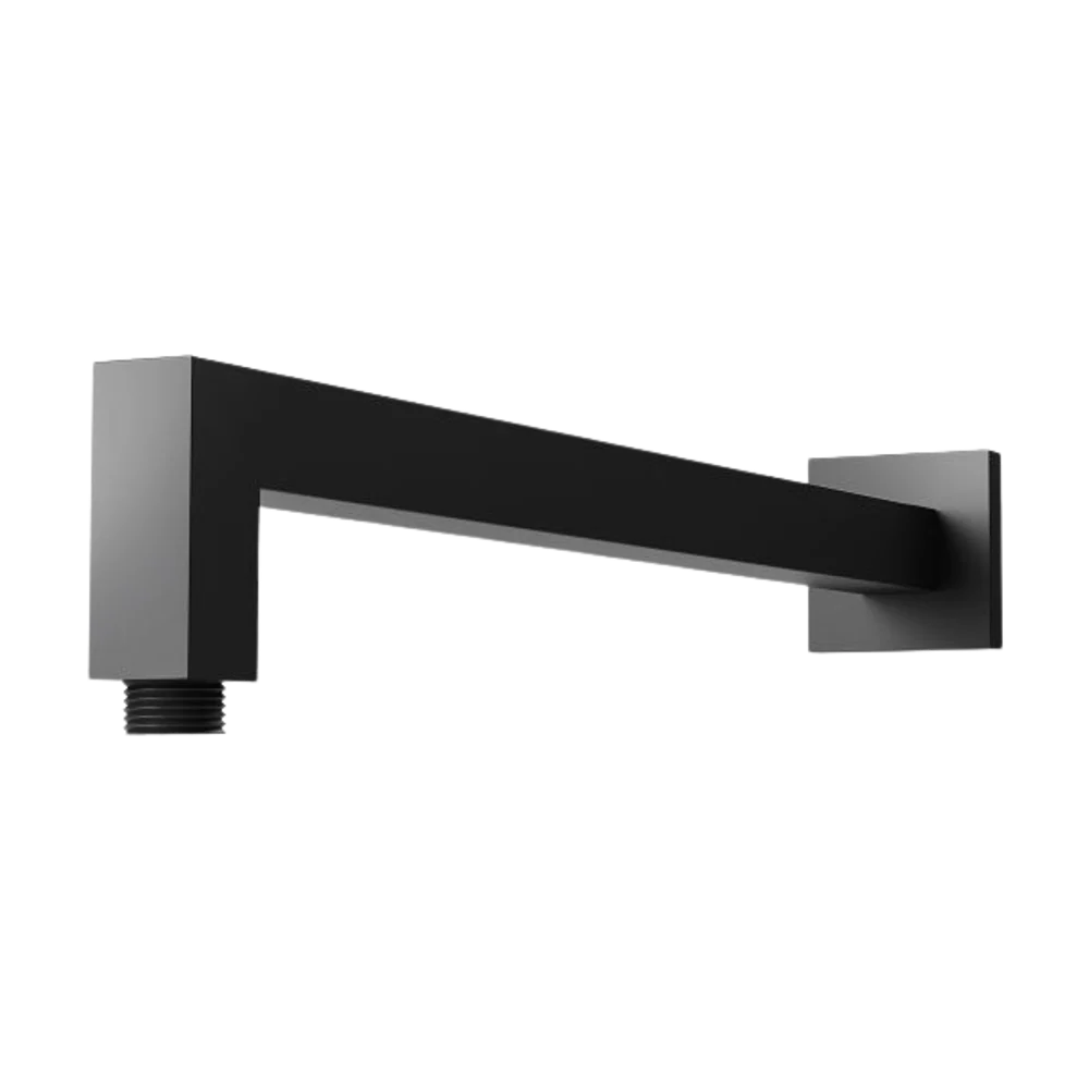 Phoenix Lexi Shower Arm 400mm Square Matte Black - Image 3