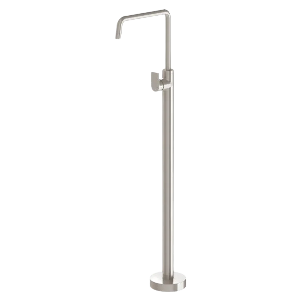 Phoenix Mekko Floor Mounted Bath Mixer Brushed Nickel - Image 3