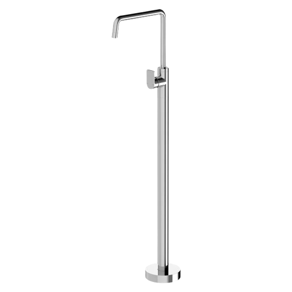 Phoenix Mekko Floor Mounted Bath Mixer Chrome - Image 3