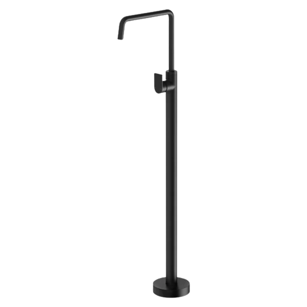 Phoenix Mekko Floor Mounted Bath Mixer Matte Black - Image 3