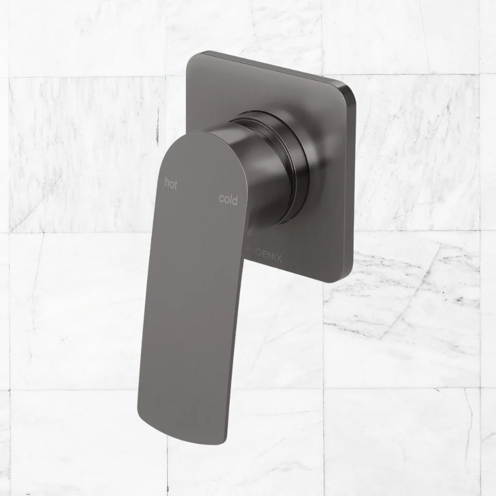 Phoenix Mekko SwitchMix Shower / Wall Mixer Brushed Carbon (Complete Kit) - Image 2