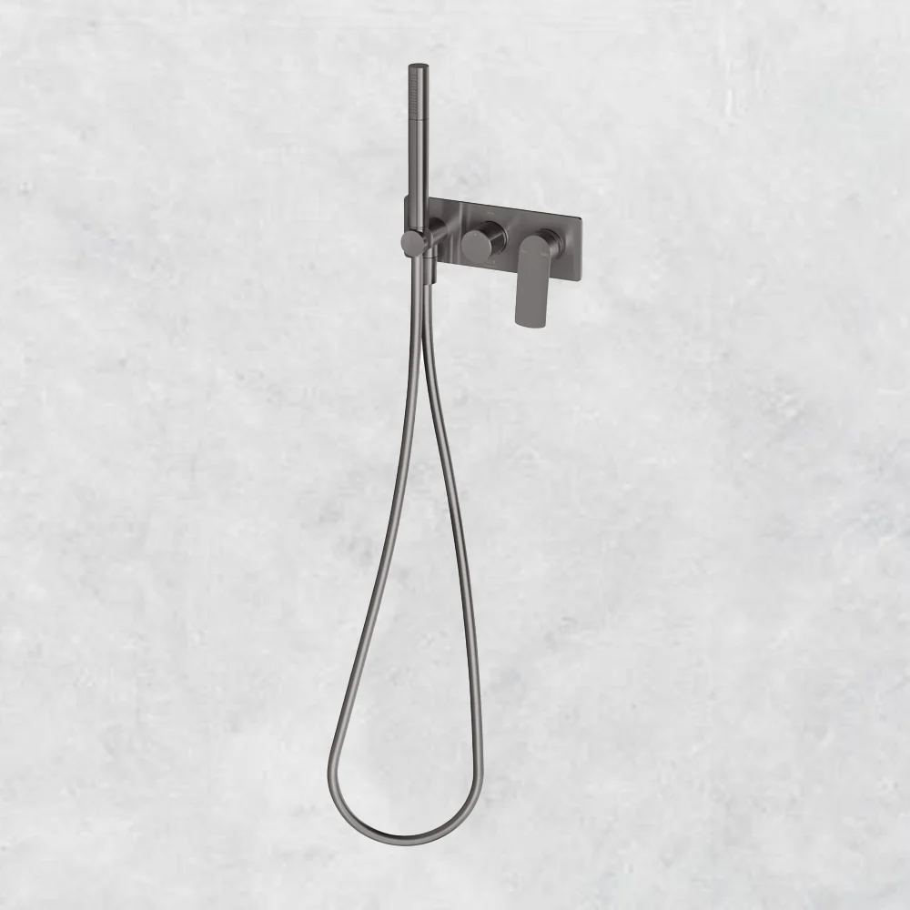 Phoenix Mekko Wall Shower System Brushed Carbon - Image 2