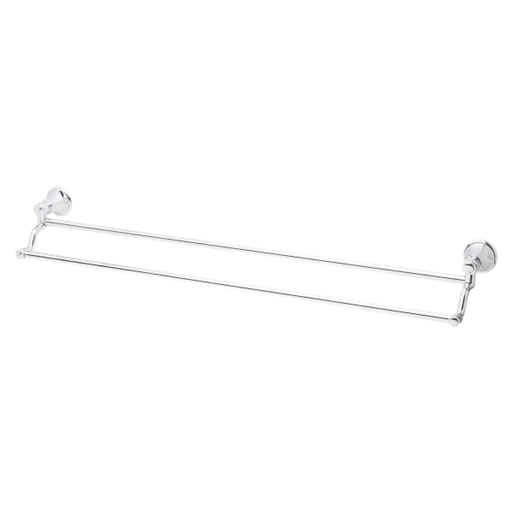 Phoenix Nostalgia Double Towel Rail 760mm Chrome - Image 3
