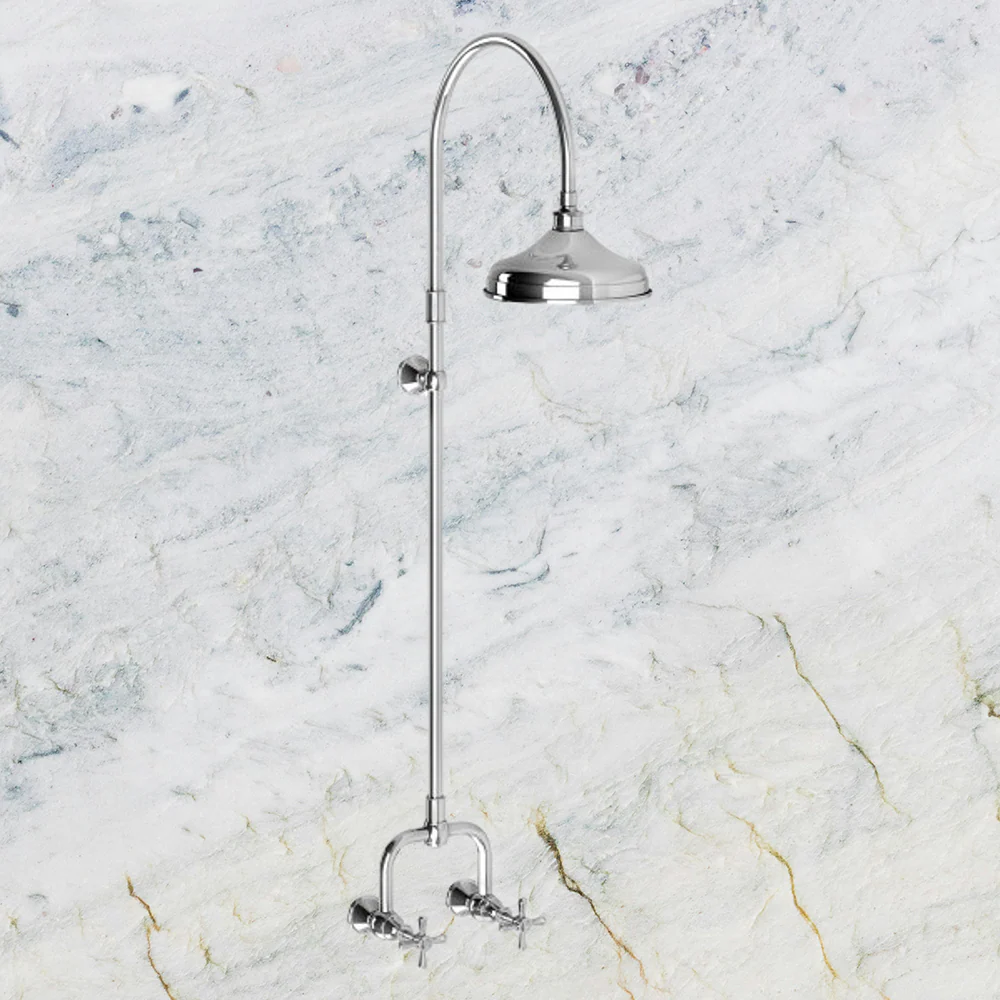 Phoenix Nostalgia Exposed Shower Set Chrome - Image 2