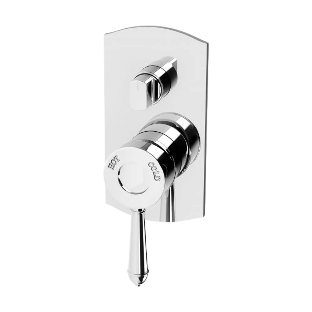 Phoenix Nostalgia Shower / Bath Diverter Mixer Chrome - Image 3