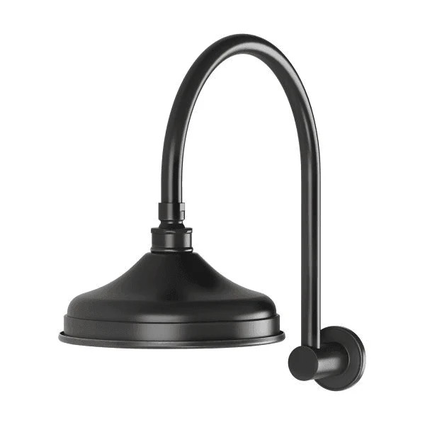 Phoenix Nostalgia Vintage Shower Arm & Rose Antique Black