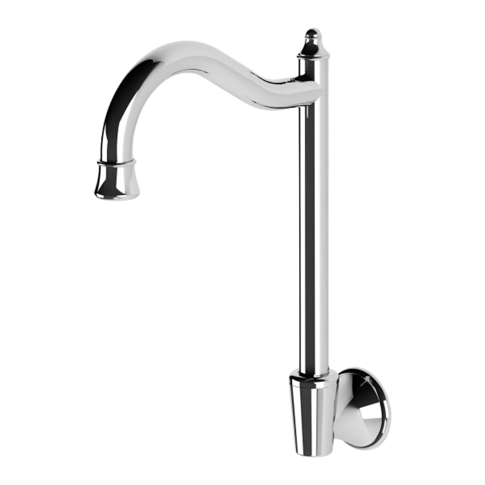 Phoenix Nostalgia Wall Sink Outlet Shepherds Crook Chrome - Image 3