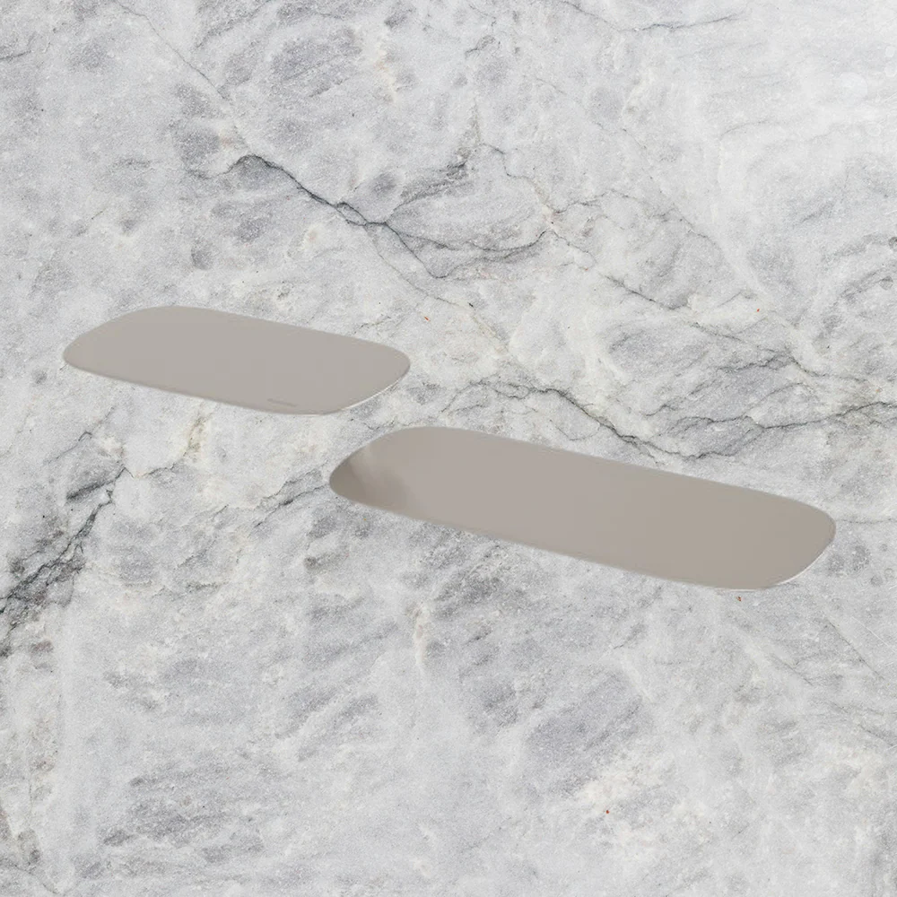 Phoenix Nuage Shower Shelves Brushed Nickel - Image 2